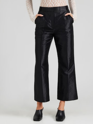 & Other Stories Flared Trousers in Black: front