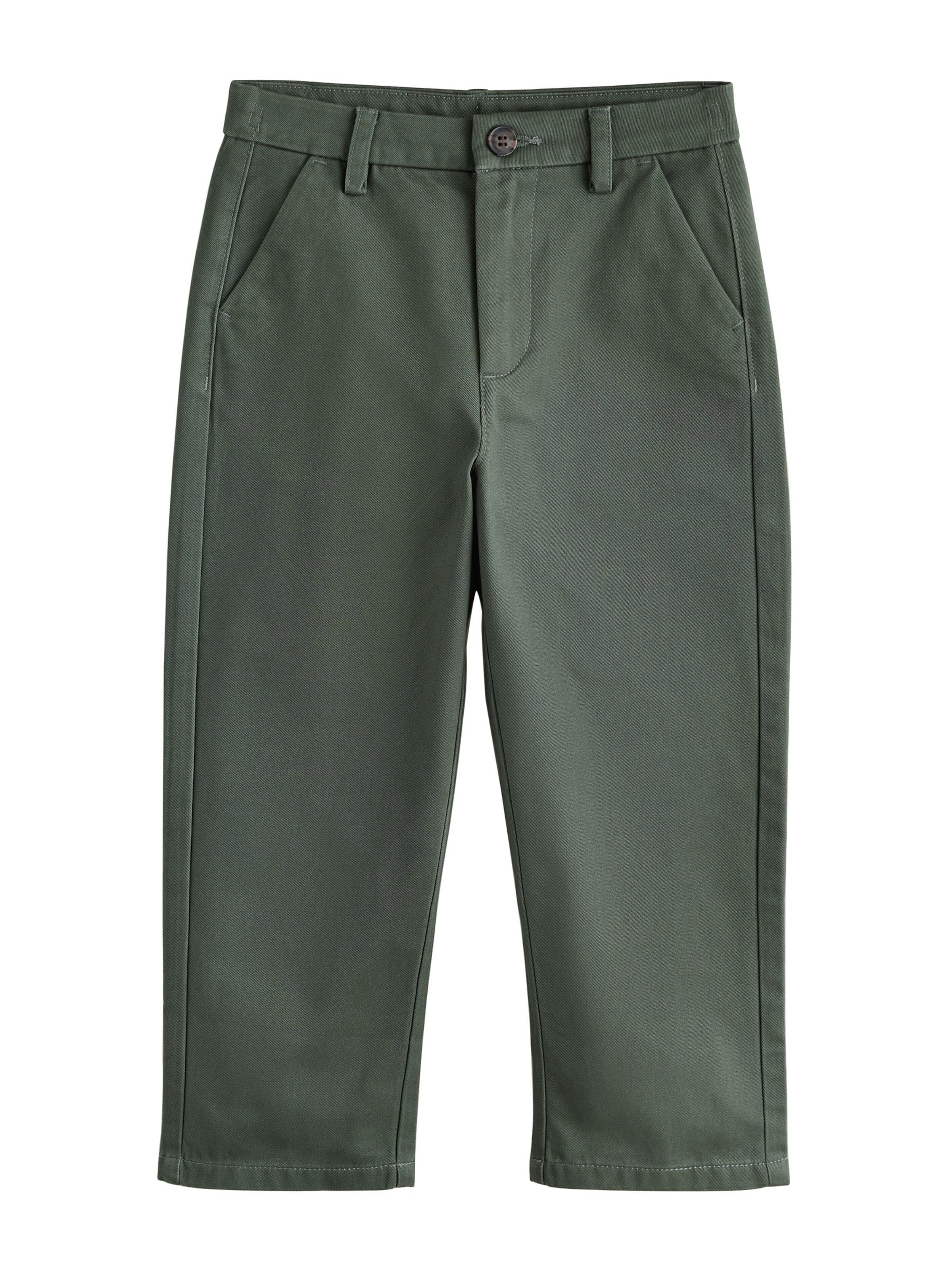 Next - Pantalón en verde: frente