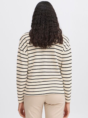 b.young - Jersey ' BYSIF STRIPE ' en beige