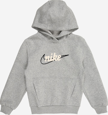 Nike Sportswear Bluza 'CLUB FLC' w kolorze szary: przód