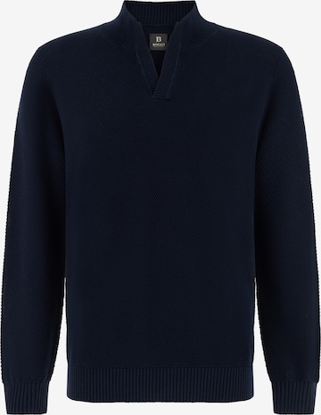 Pull-over Boggi Milano en bleu : devant