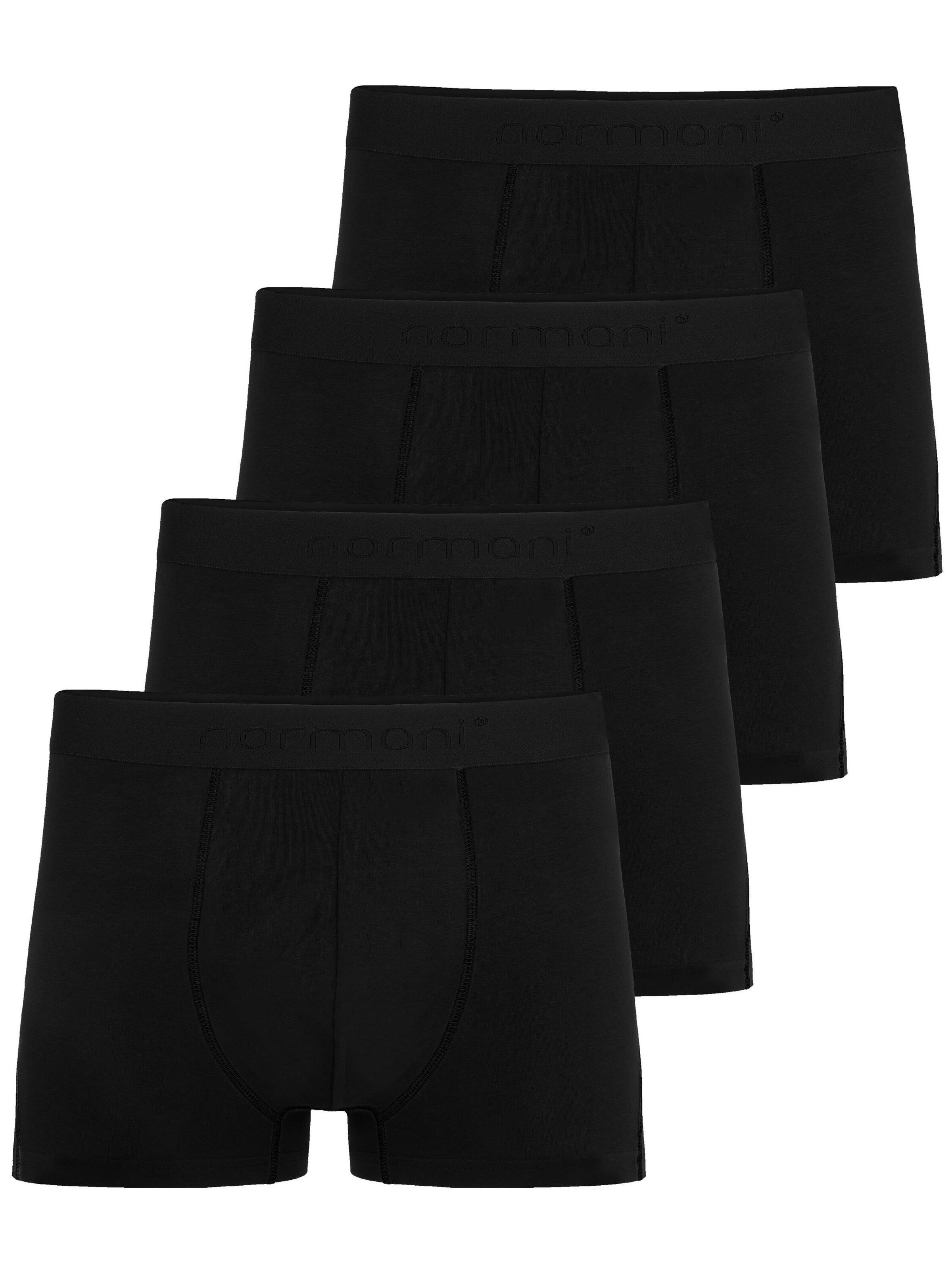 Boxers normani en noir : devant