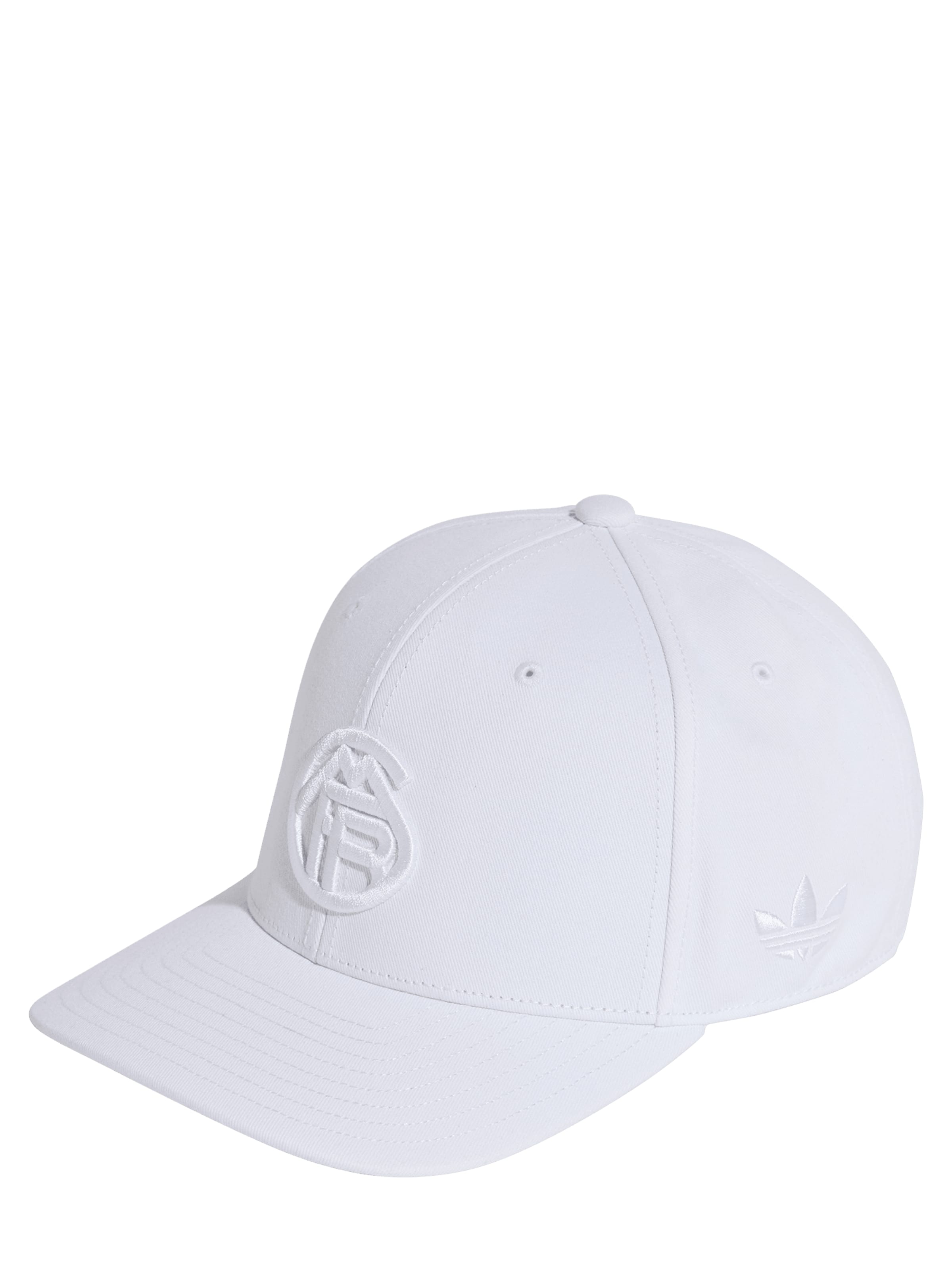 ADIDAS ORIGINALS Cap in White: front