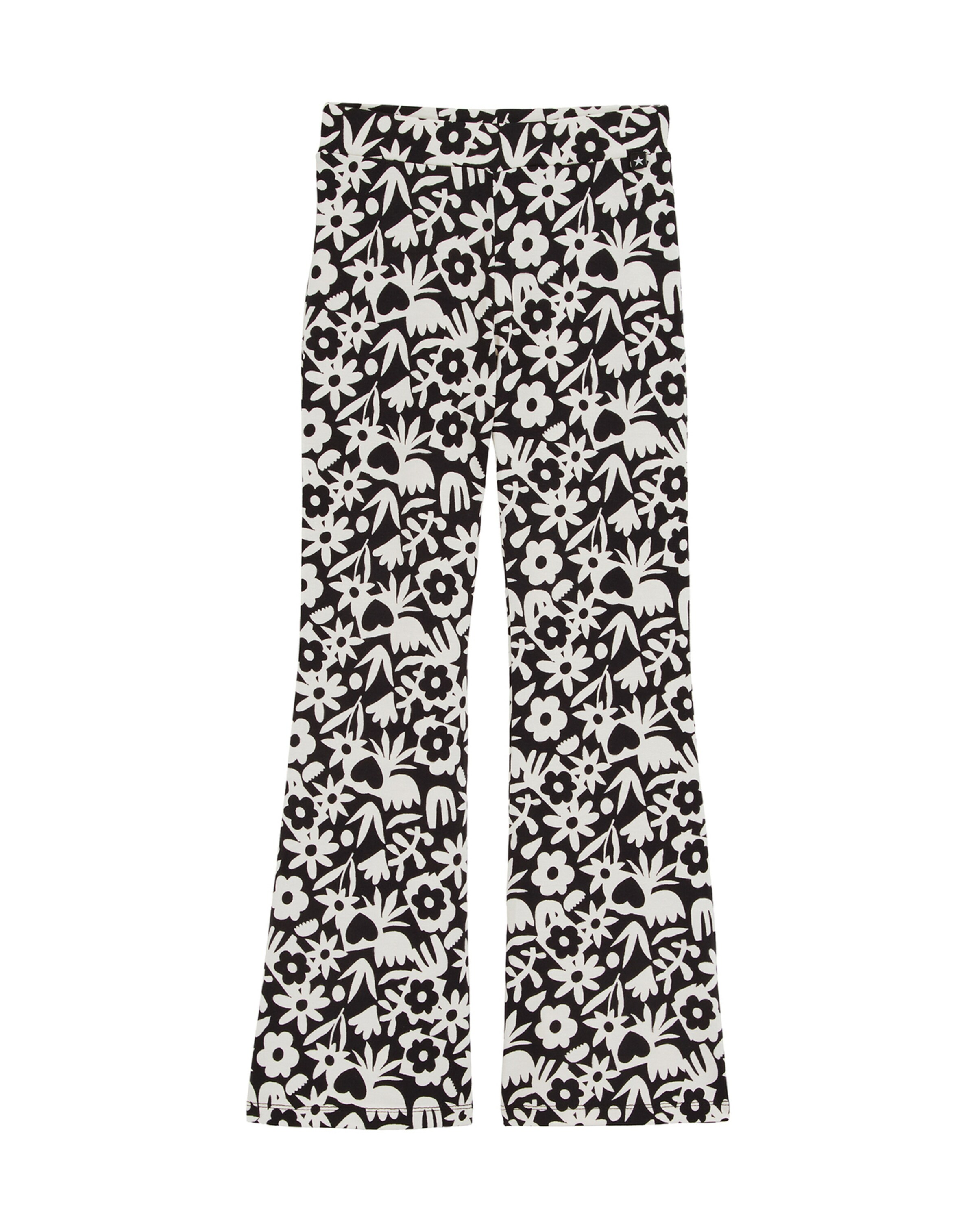 melns WE Fashion Plati gali Bikses