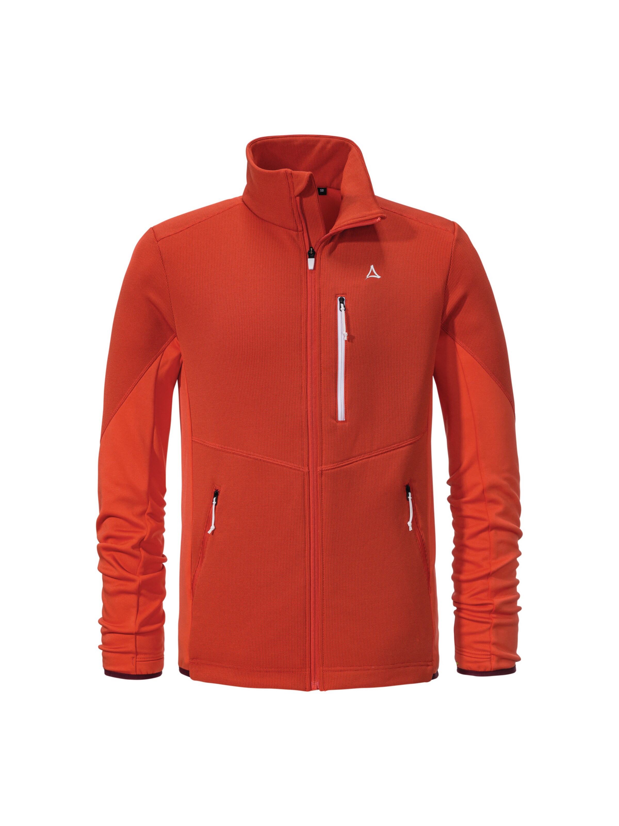 Schöffel Athletic fleece jacket 'Lodron' in Orange: front