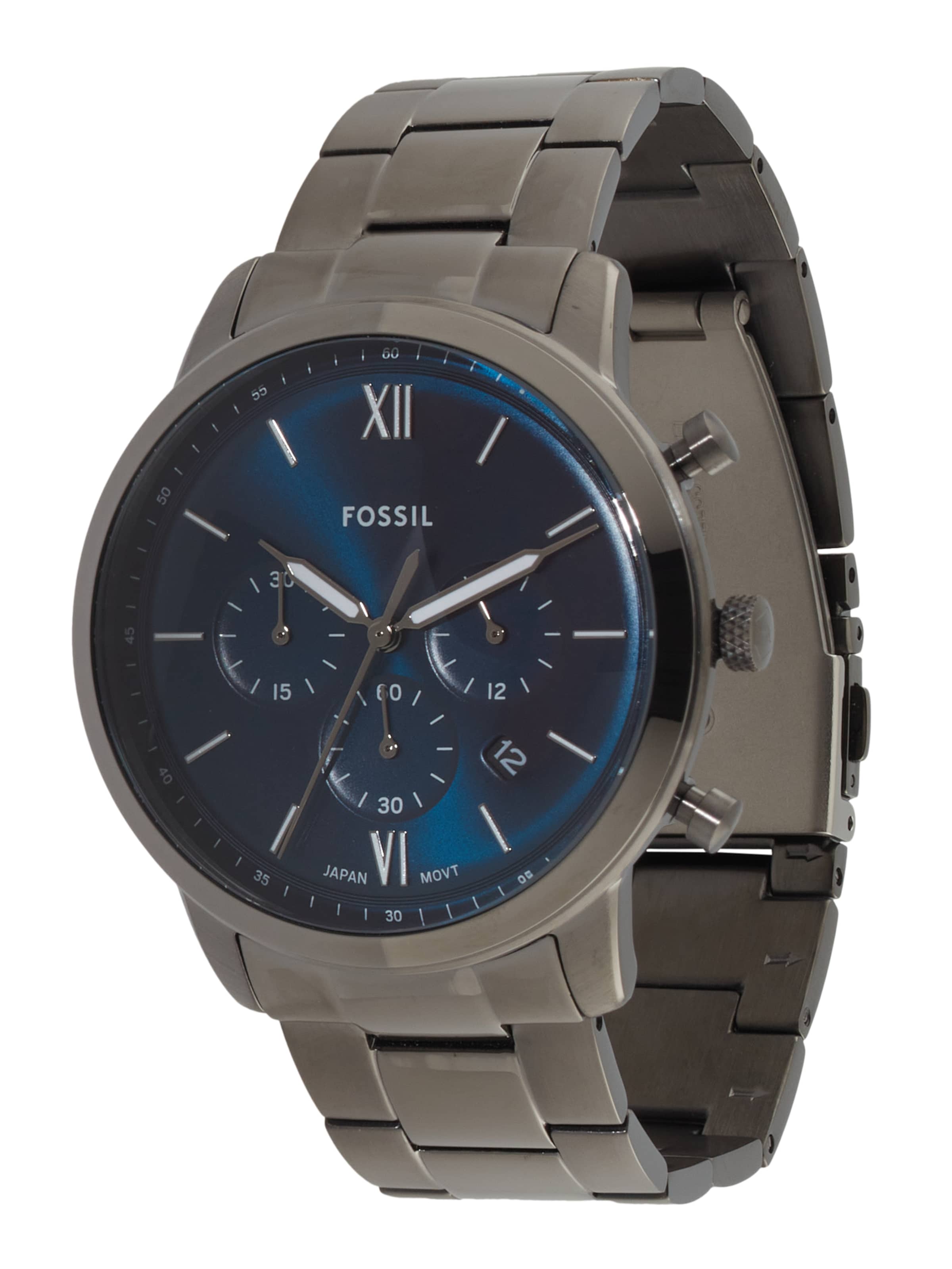 FOSSIL Аналоговые часы 'Neutra' в Серый: спереди