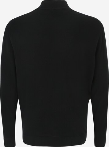 Calvin Klein Big & Tall Πλεκτή ζακέτα σε μαύρο