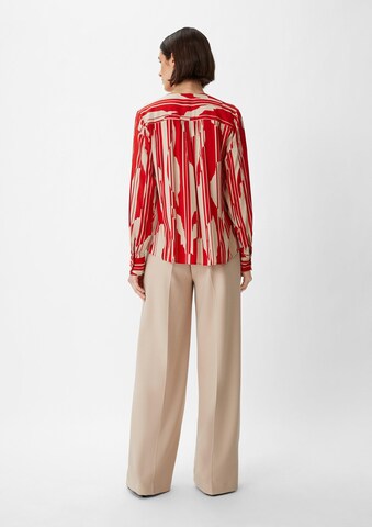 COMMA Blouse in Red: back
