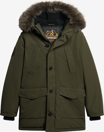 Superdry Winter Parka 'Everest' in Green: front