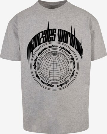 Maglia extra large 'Worldwide' di MJ Gonzales in grigio: frontale