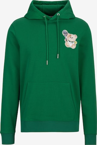 19V69 ITALIA Sweatshirt 'Matteo Tennis 3' in Green: front