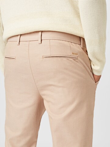 BOSS Black Slim fit Chino trousers 'Kaito' in Beige