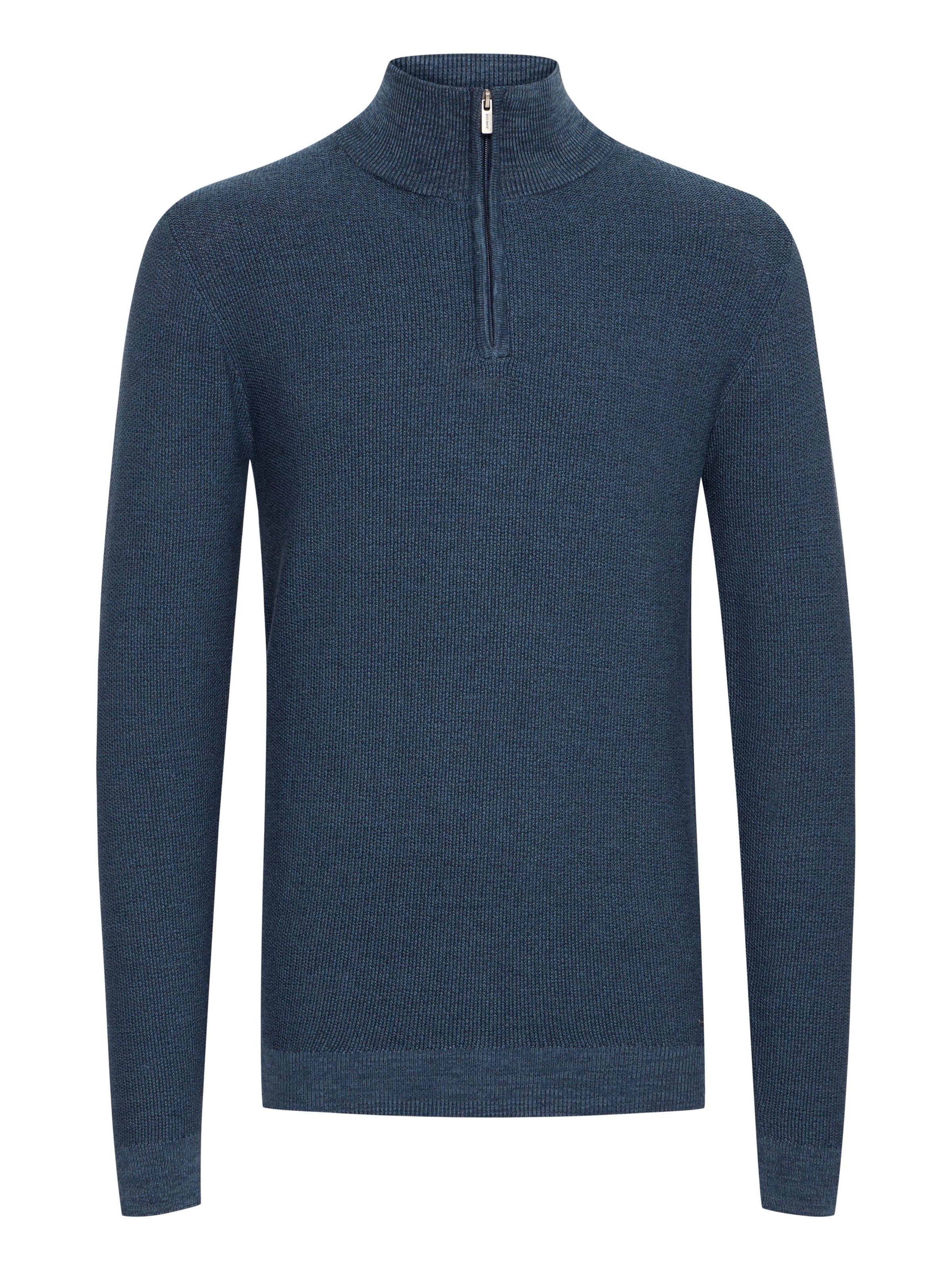 INDICODE JEANS Sweater ' IDJador ' in Blue: front