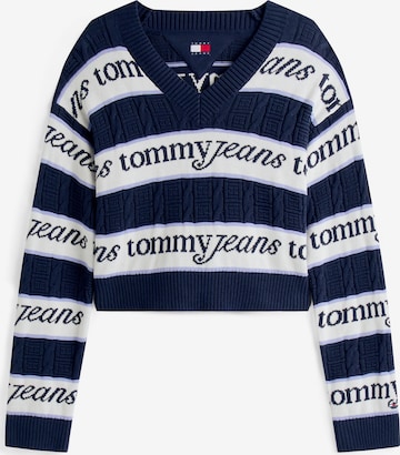 Tommy Jeans Свитер в Синий: спереди