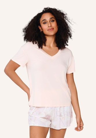 Pigiama di LingaDore in arancione: frontale