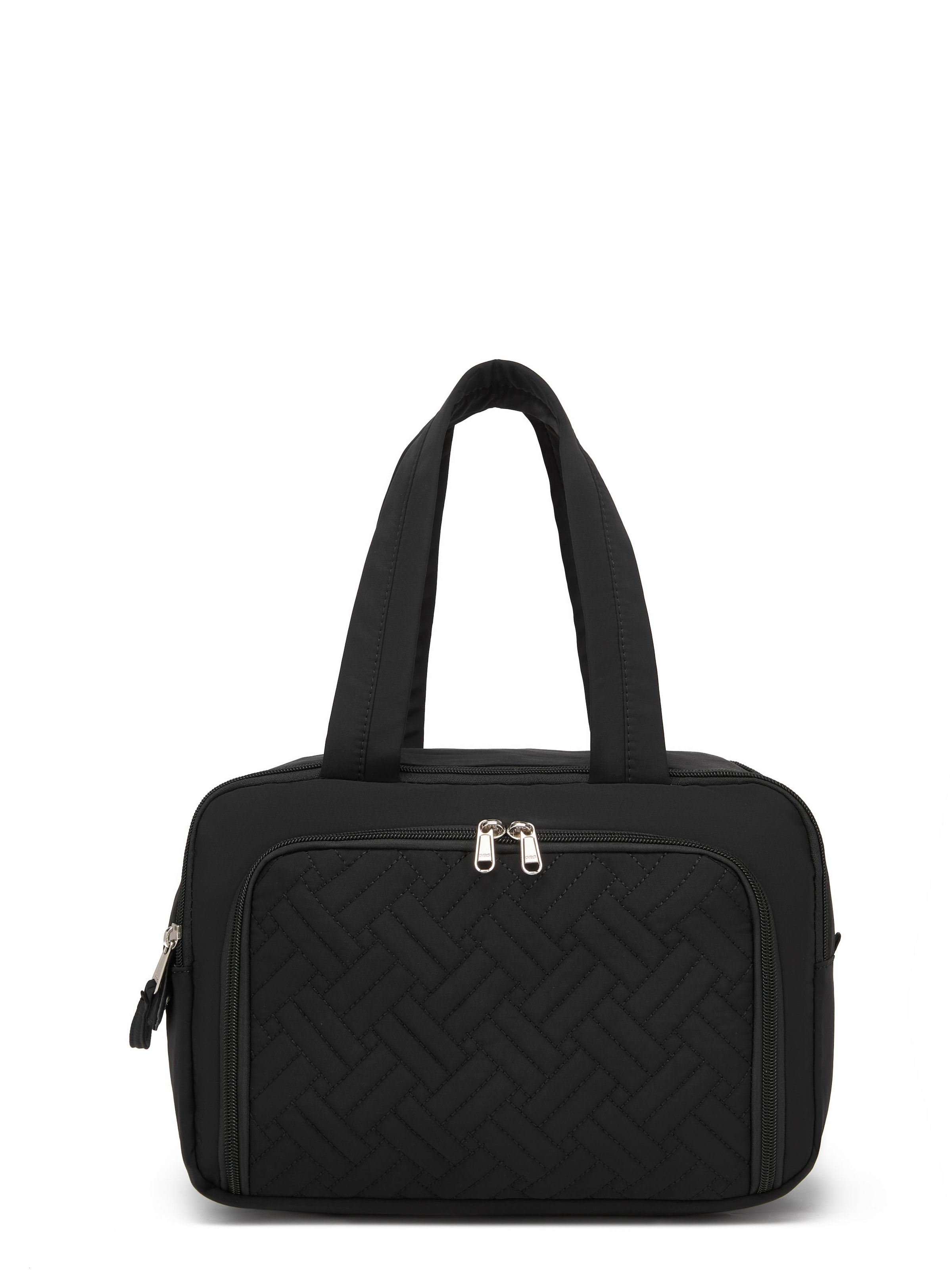 Kono Travel Bag 'Kono Kulturtasche 74x45cm | wasserabweisendes Polyester | Reise-Organizer für Kosmetik & Zubehör' in Black: front