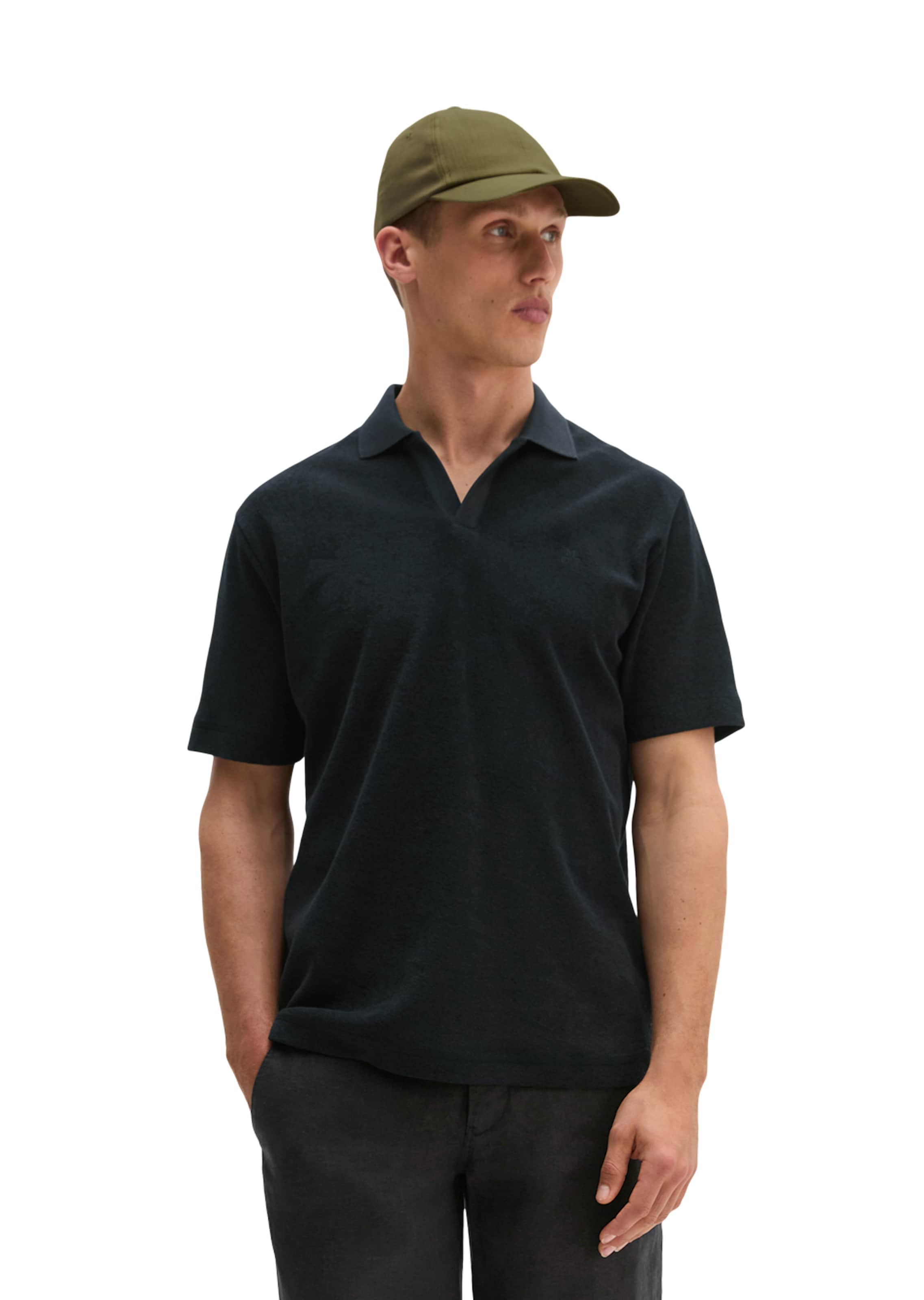 Marc O'Polo Shirt in Schwarz: Vorderseite