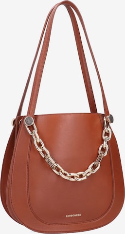 Borbonese Handbag 'Arquette' in Brown