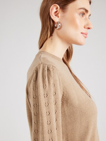 Pull-over 'BY NONINA' b.young en marron