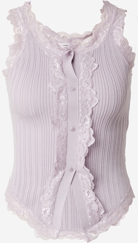 millane Вязаный топ в Лиловый: спереди