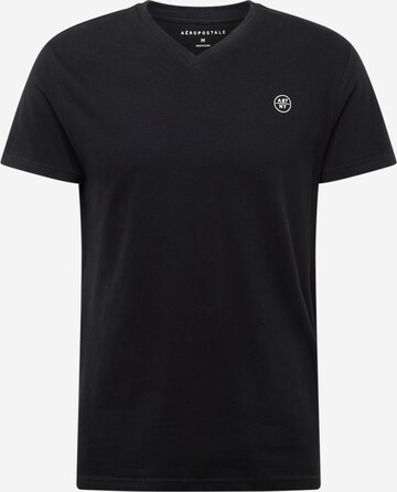 AÉROPOSTALE Shirt in Black: front