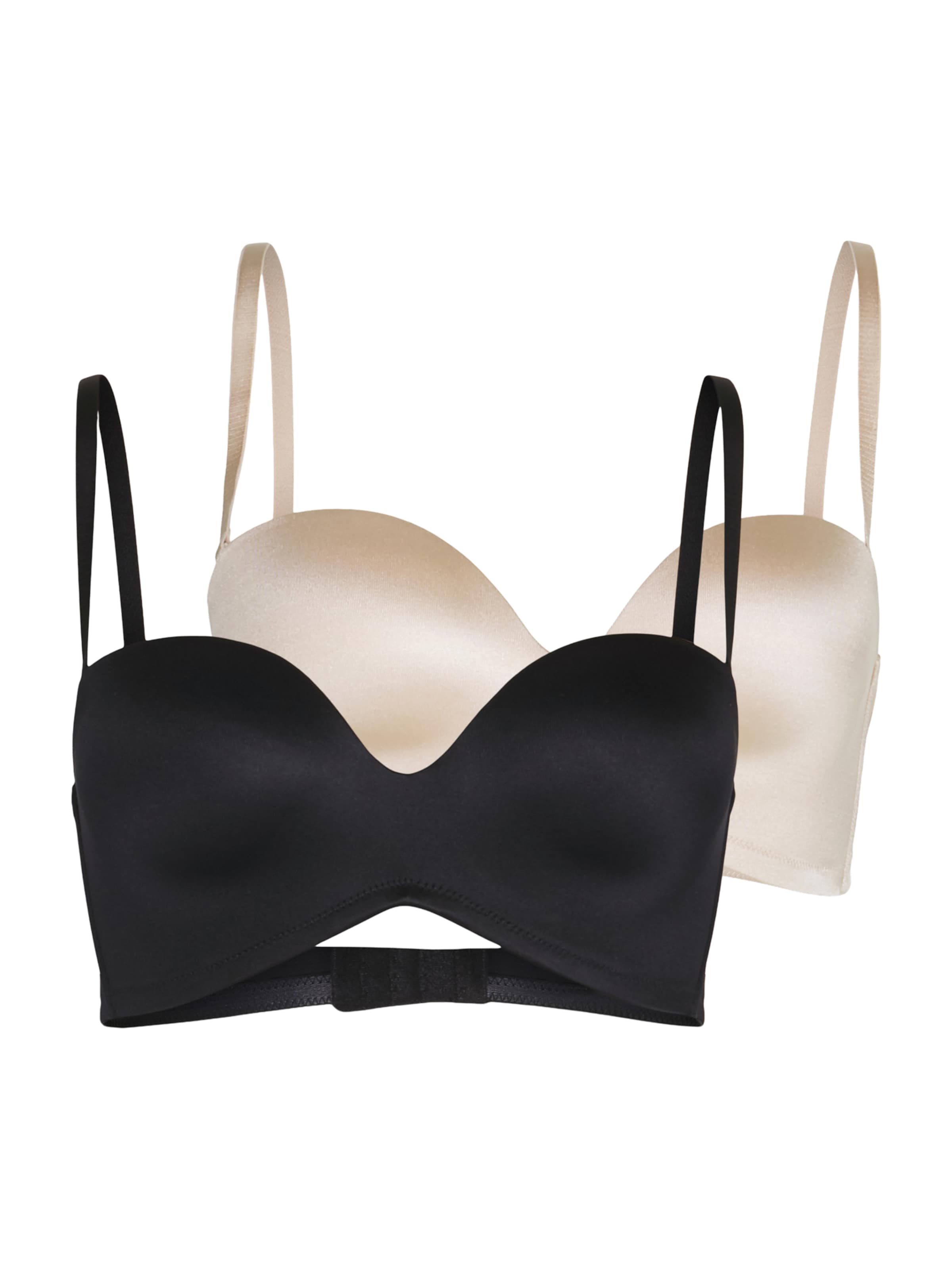 Dorina - Bandeau Soutien em preto: frente
