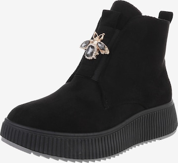 Ital-Design Ankle Boots in Black: front