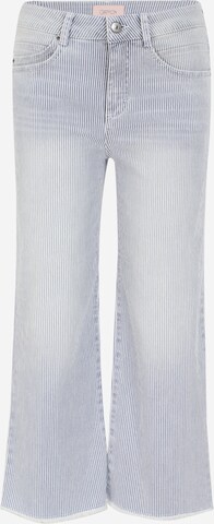 Cartoon Wide leg Jeans in White: front