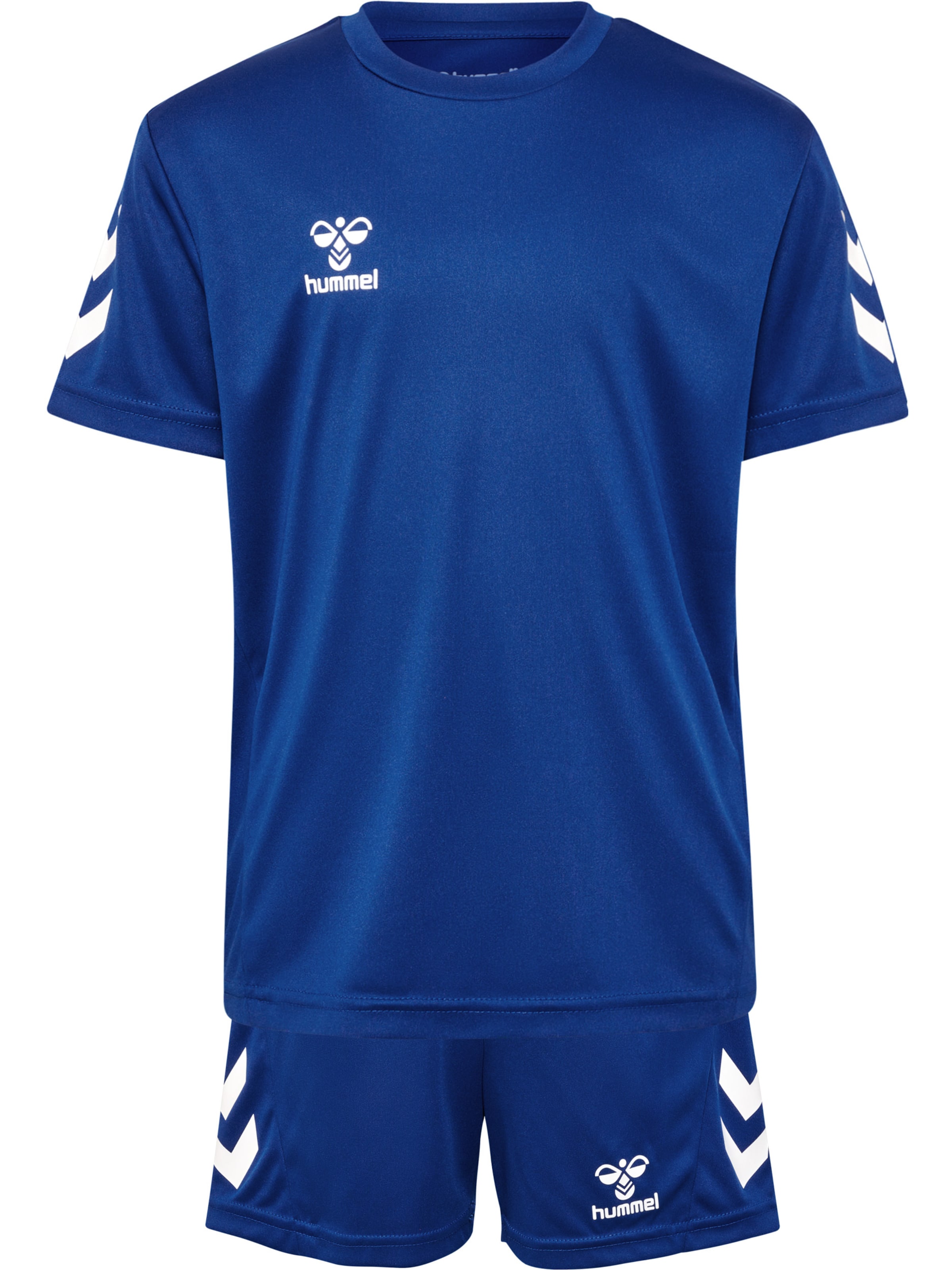 Hummel Trainingspak in Blauw: voorkant
