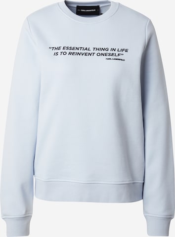 Karl Lagerfeld Collegepaita värissä sininen: etupuoli