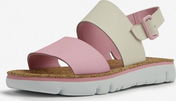 Sandalo con cinturino 'Oruga' di CAMPER in beige: frontale