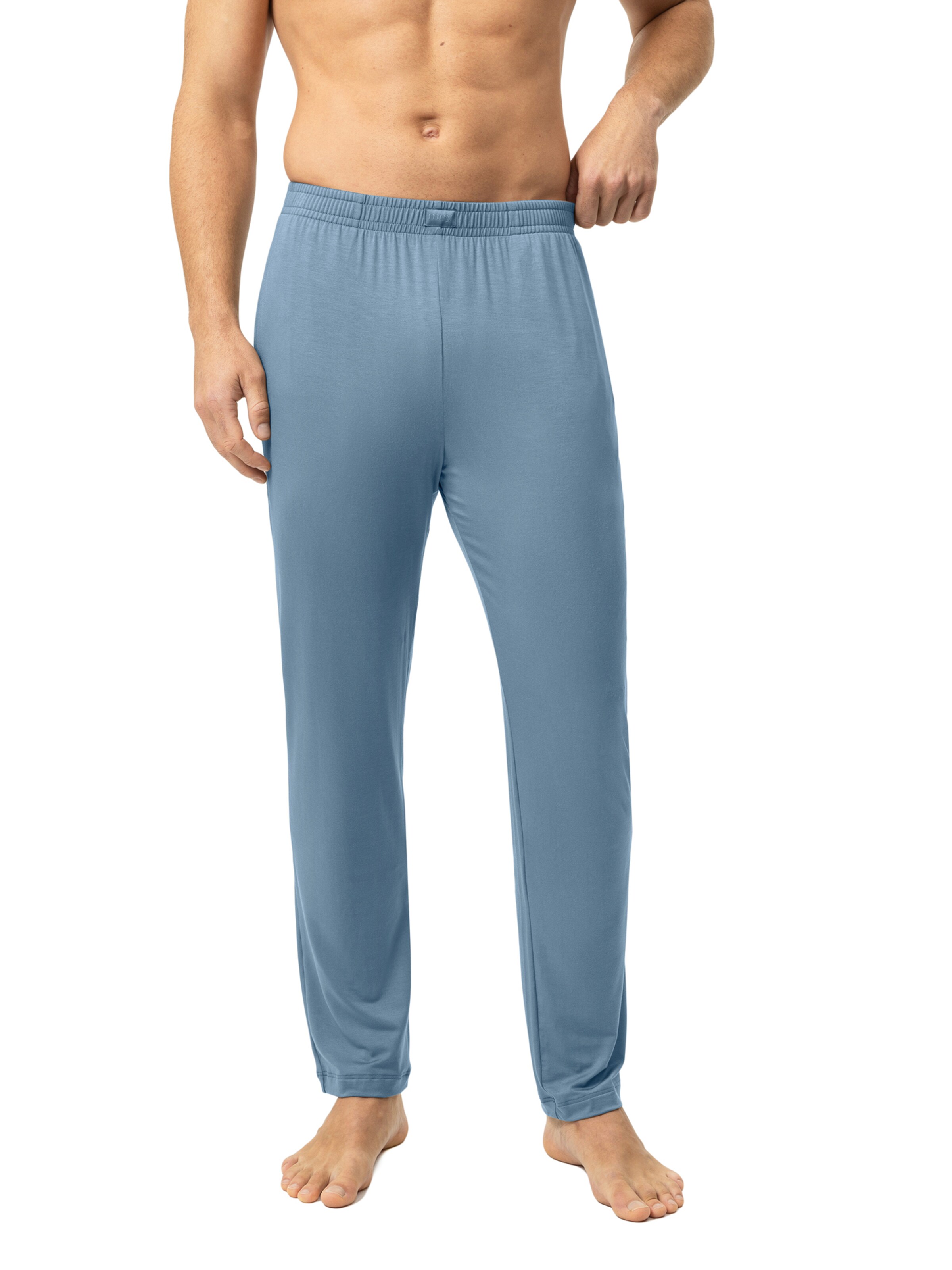 Mey Pyjamahose 'Jefferson' in Blau: Vorderseite