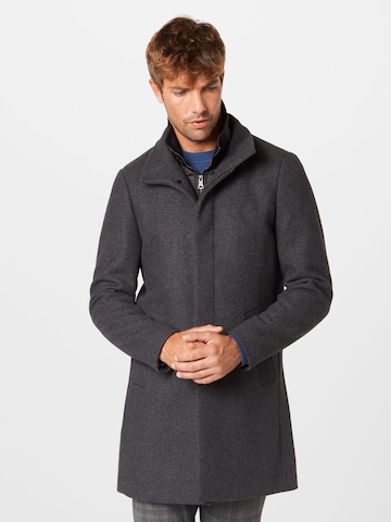 Matinique Regular fit Between-Seasons Coat 'Harvey' in Grey: front