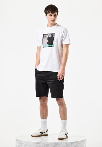 Weekend Offender Shirt 'London Calling' in Wit