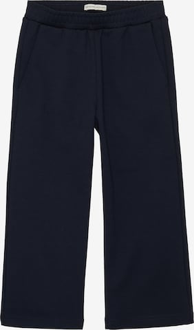 TOM TAILOR Wide leg Broek in Blauw: voorkant