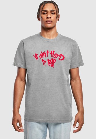 Mister Tee Shirt 'Ain't Hard To Tell' in Grey: front