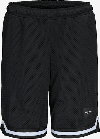 Jack & Jones Junior Loosefit Broek 'JPSTKarl Energize' in Zwart: voorkant