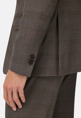 Boggi Milano Slimfit Pak 'Prince Of Wales' in Bruin