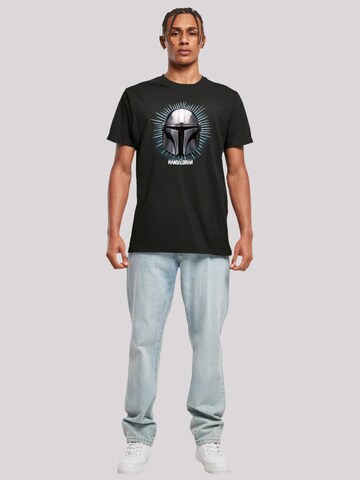 T-Shirt 'Star Wars The Mandalorian Warrior' F4NT4STIC en noir