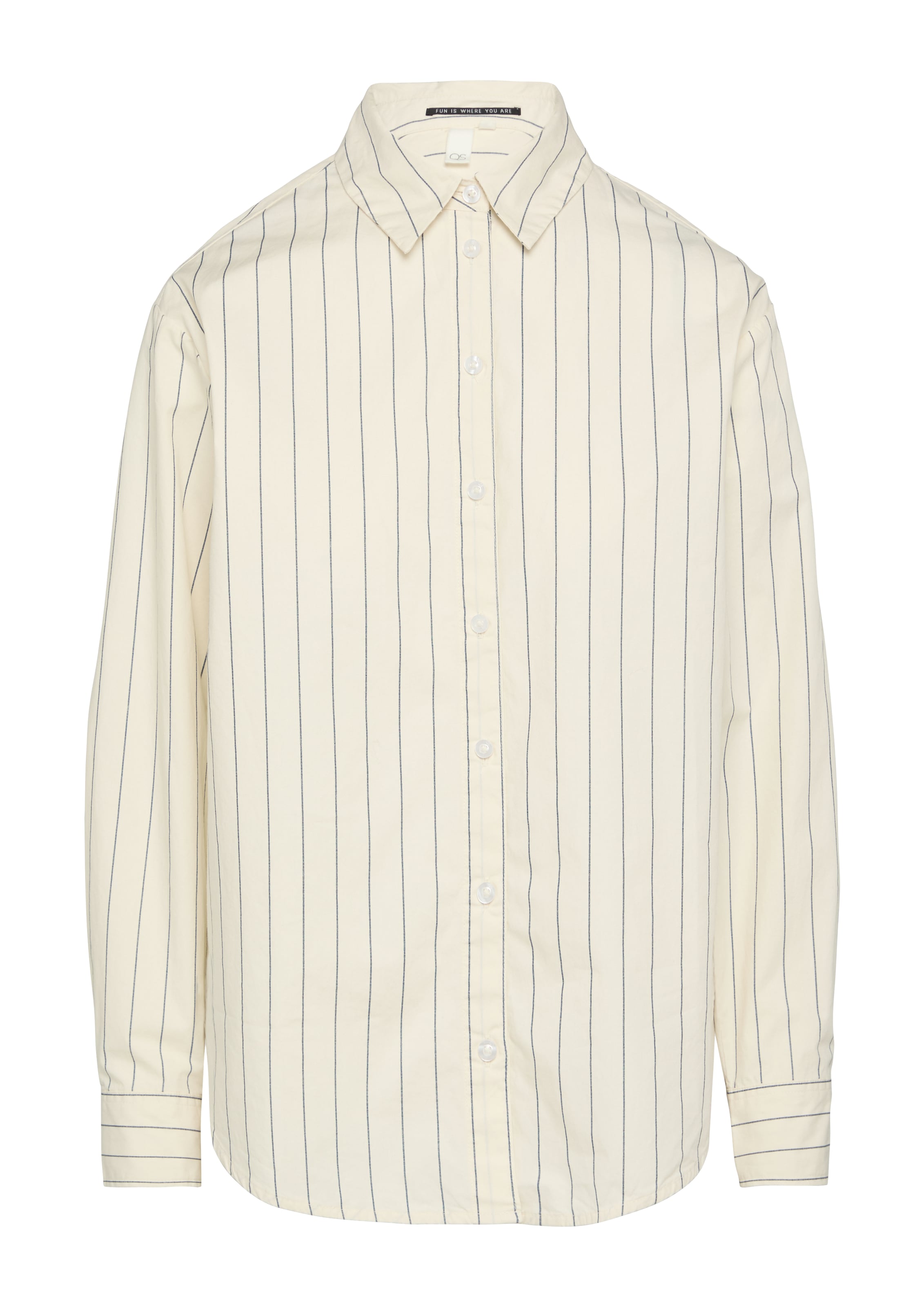 QS Bluse in Beige: Vorderseite