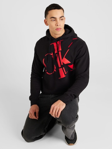 Calvin Klein Jeans Sweatshirt in Schwarz