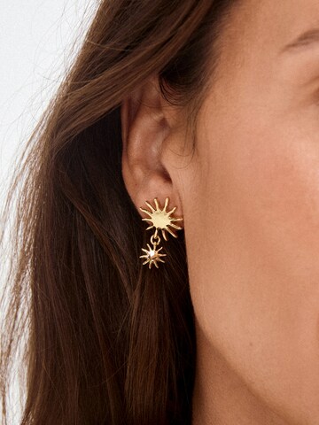 Pilgrim - Pendientes 'LYRICUS' en oro