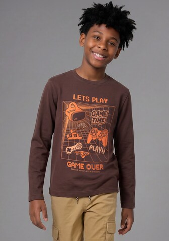Kidsworld Shirt in Brown: front