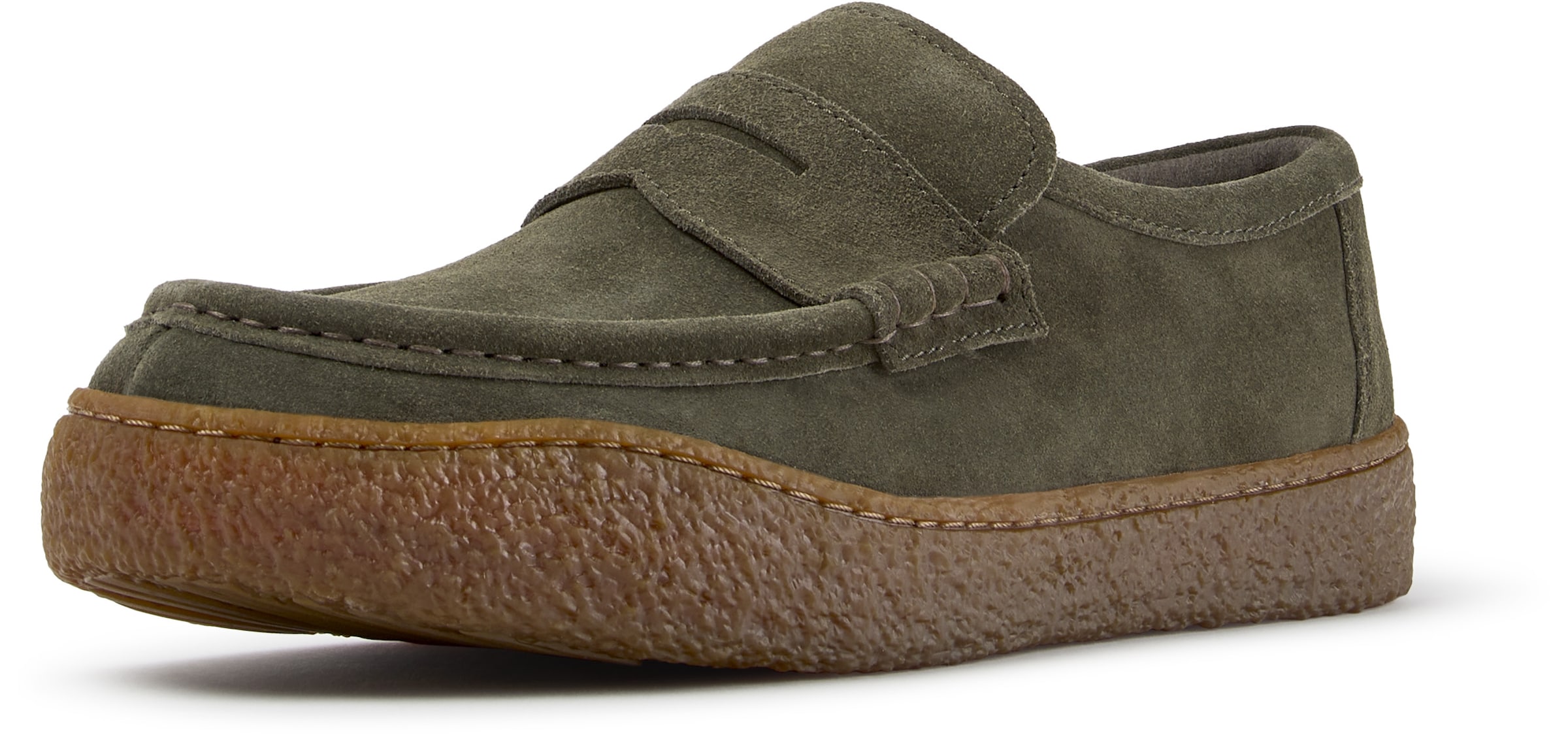 CAMPER Mocassins in Groen: voorkant