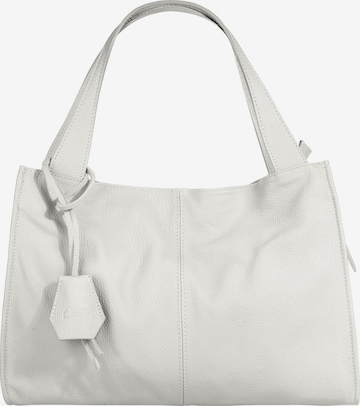 Cabas Cluty en blanc : devant