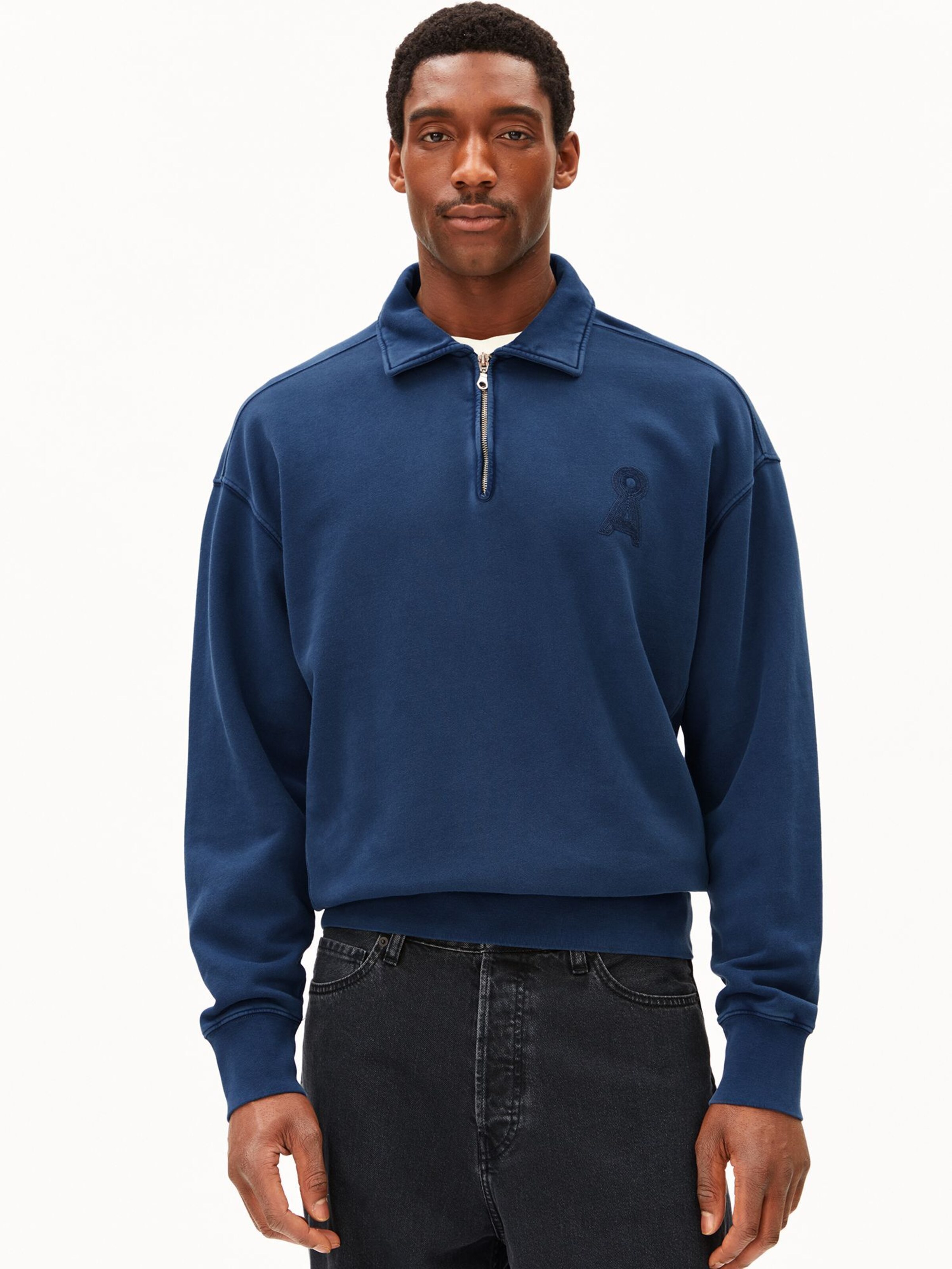 Pull-over ARMEDANGELS en bleu : devant