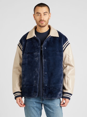 Veste mi-saison 'Varsity' TOPMAN en bleu : devant