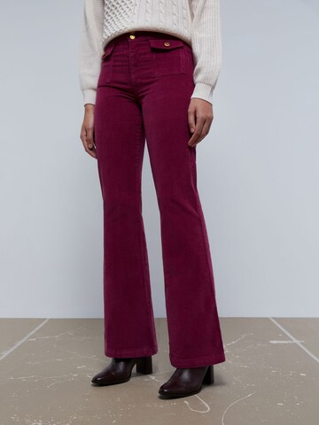 Bootcut Pantalon Scalpers en rose