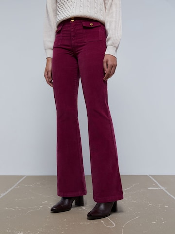 Scalpers Boot cut Trousers in Pink