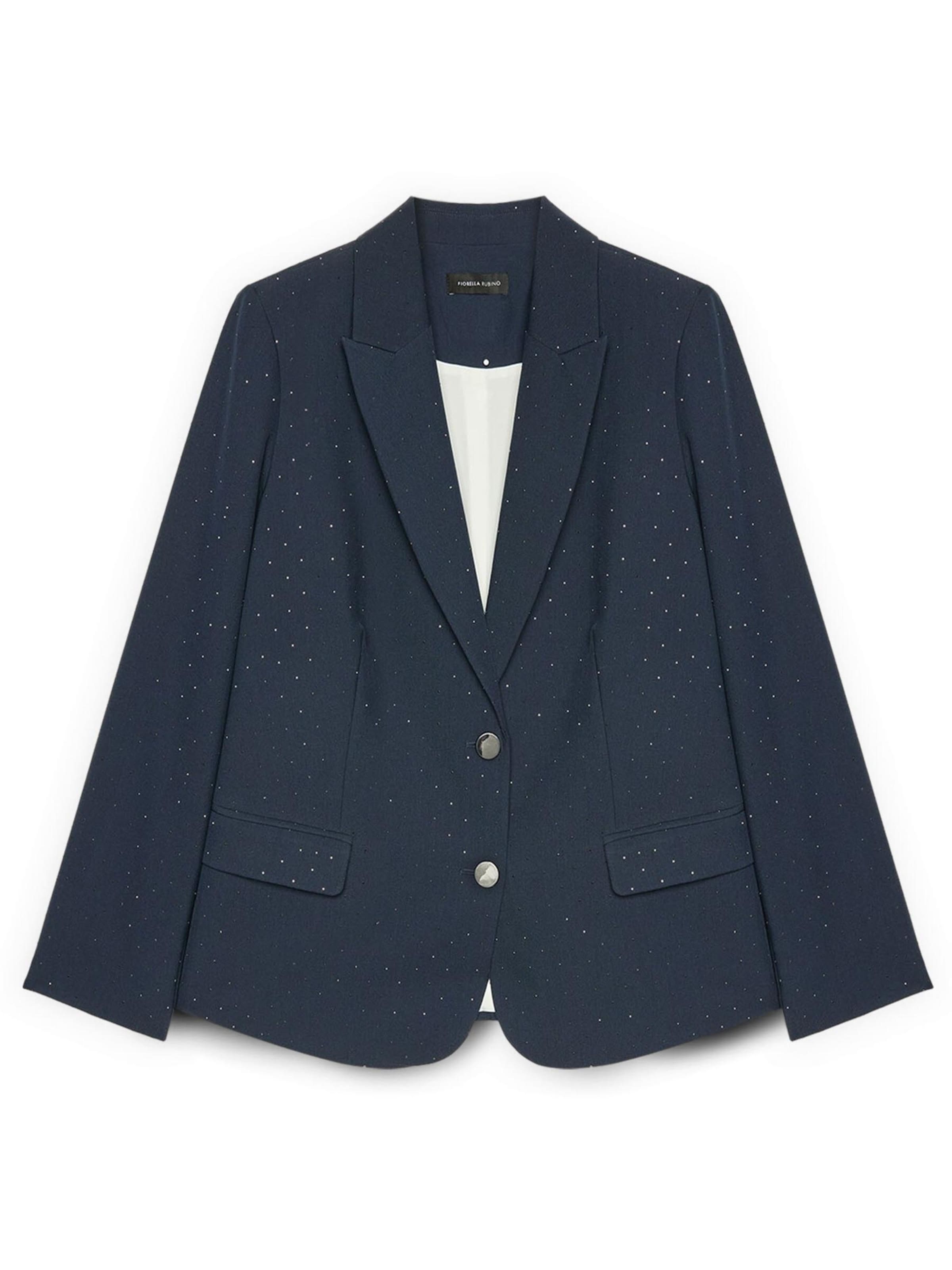 Blazer Fiorella Rubino en bleu : devant
